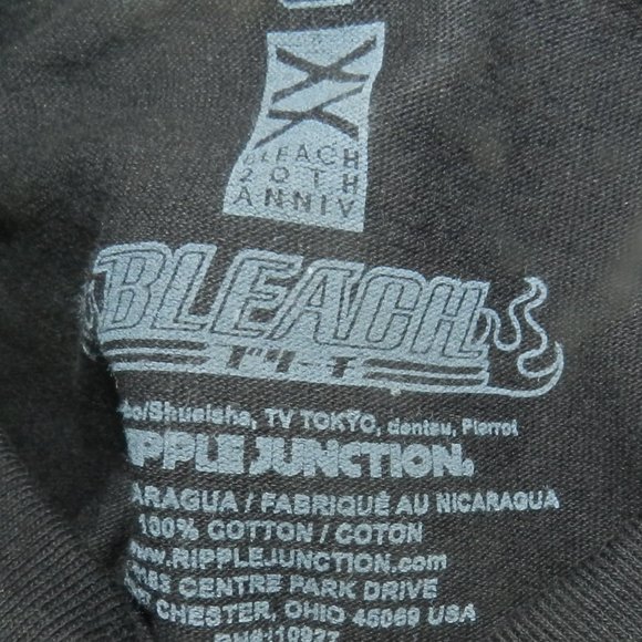 Bleach Ichigo Orange Flame 20th Anniversary Long Sleeve T-Shirt NEW/NWT - Picture 8 of 16